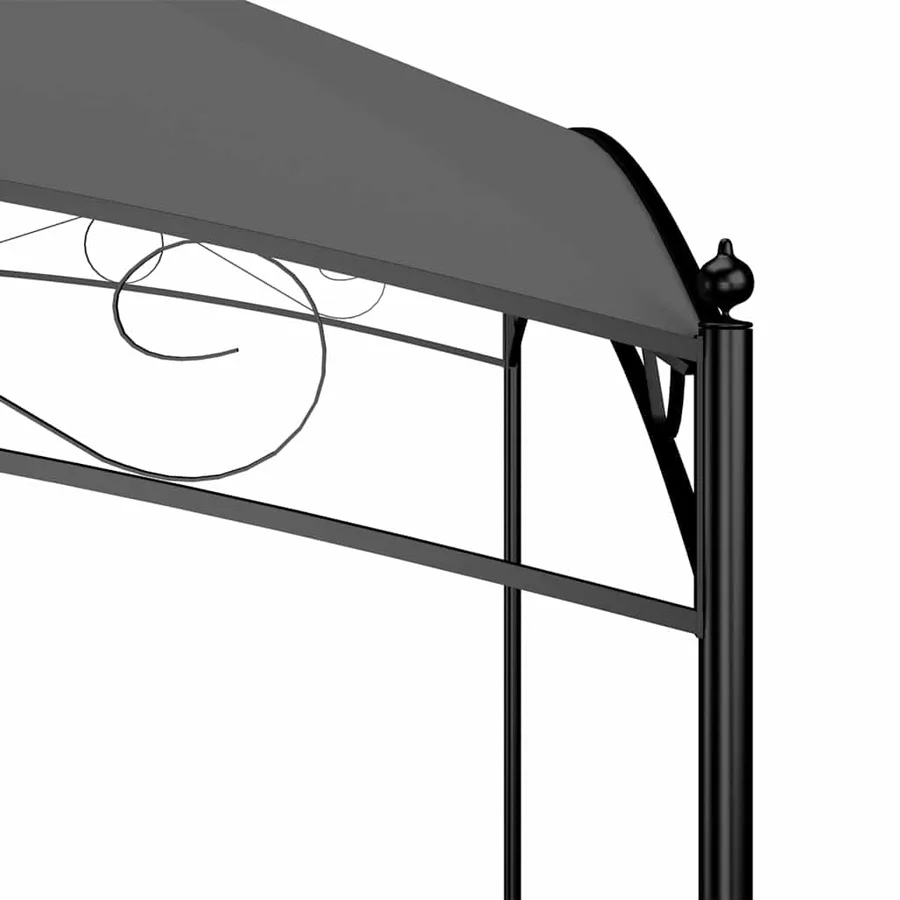 Belvédère 3x4x2,65 m Anthracite 180 g/m² - 4