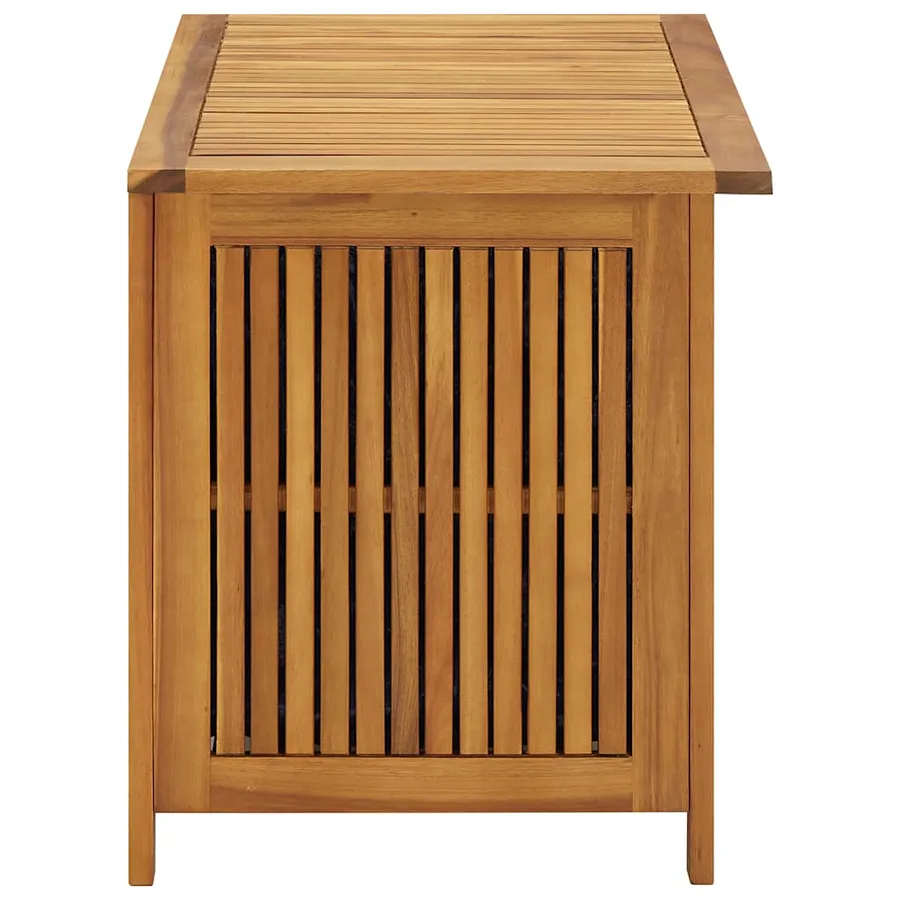 Boîte de rangement de jardin 90x50x58 cm bois d'acacia massif - 5