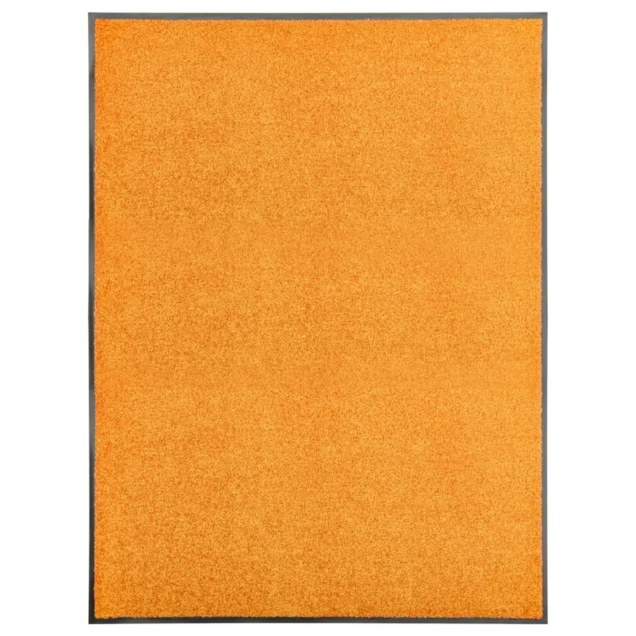 Paillasson lavable Orange 90x120 cm
