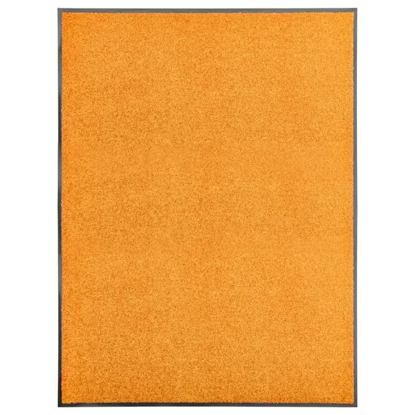 Paillasson lavable Orange 90x120 cm
