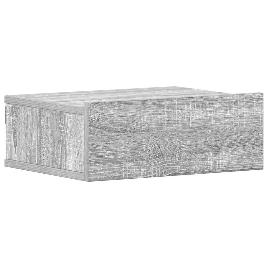 Table de chevet flottante Sonoma gris 40x30x15 cm - 2