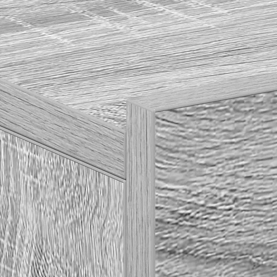 Table de chevet flottante Sonoma gris 40x30x15 cm - 9