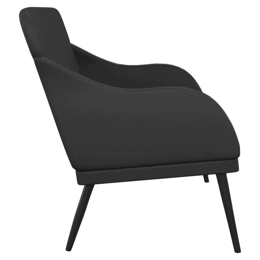 Banc Noir 110x76x80 cm Similicuir - 4