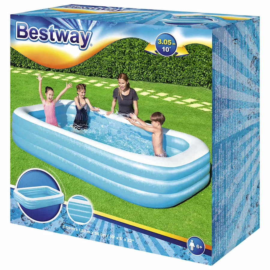 Bestway Piscine gonflable 305x183x56 cm - 9