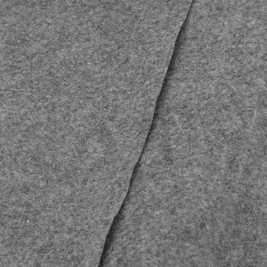 Bâche de piscine gris clair Ø396 cm géotextile polyester - 5