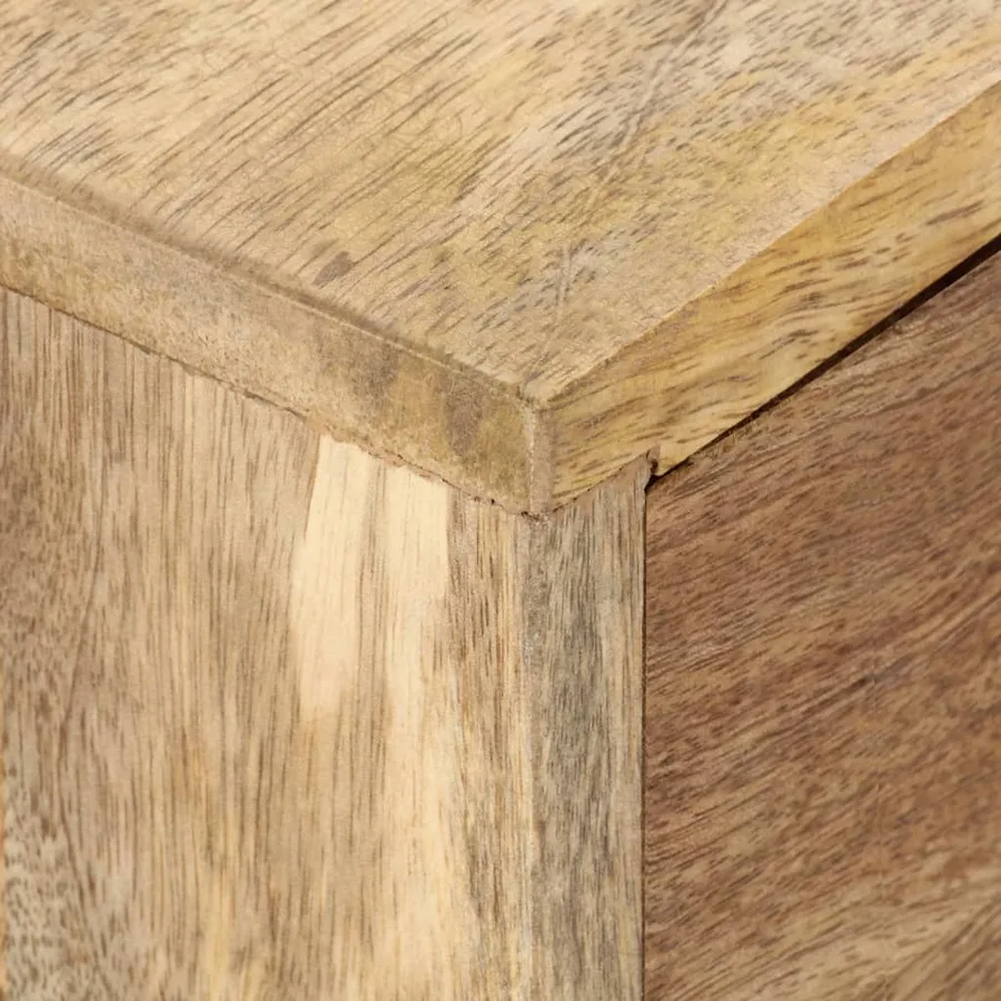 Meuble TV 140x30x50 cm Bois massif de manguier - 6