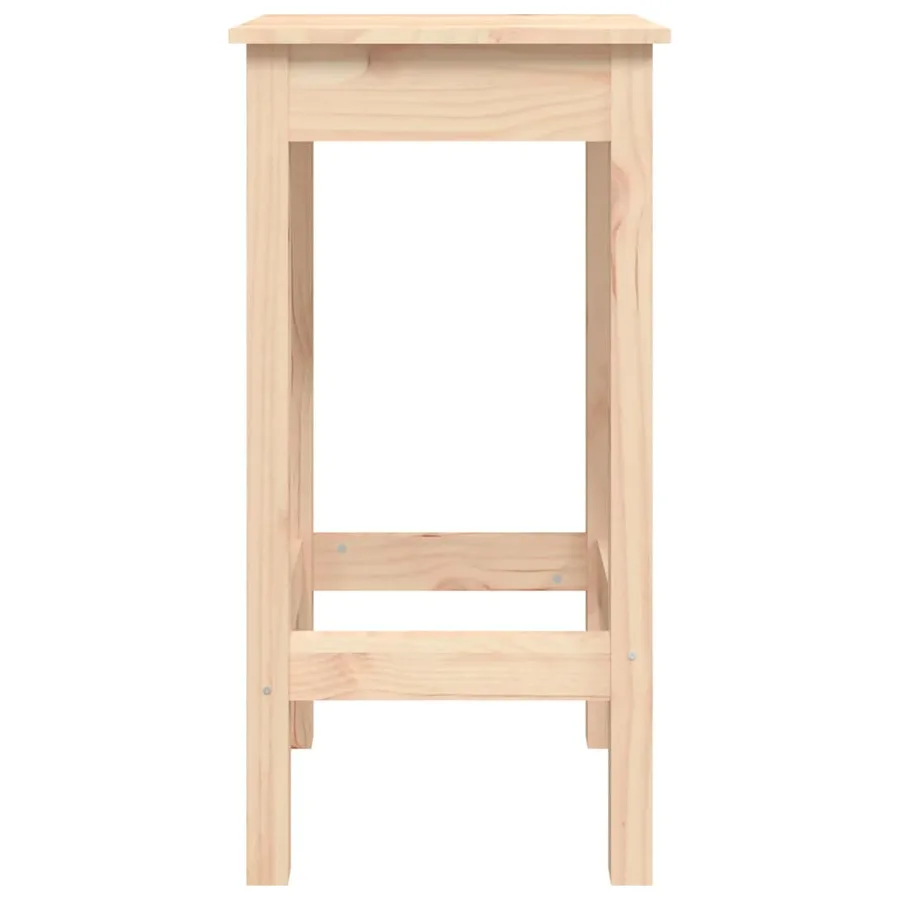 Ensemble de bar 3 pcs Bois de pin massif - 9