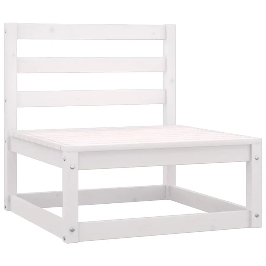 Salon de jardin 5 pcs avec coussins Bois de pin massif - 5