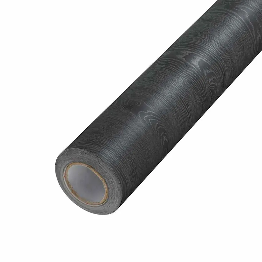 Film autoadhésif pour meubles bois foncé 500x90 cm PVC - 6