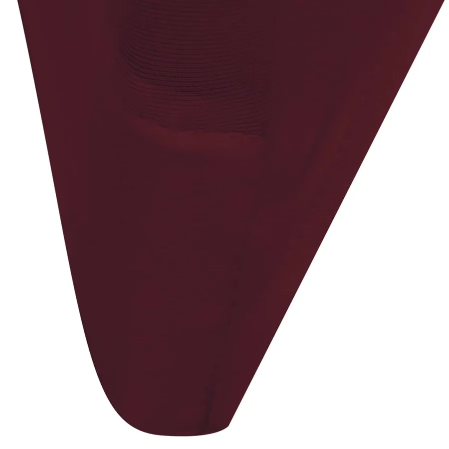 Housse bordeaux extensible pour chaise 6 pièces - 6