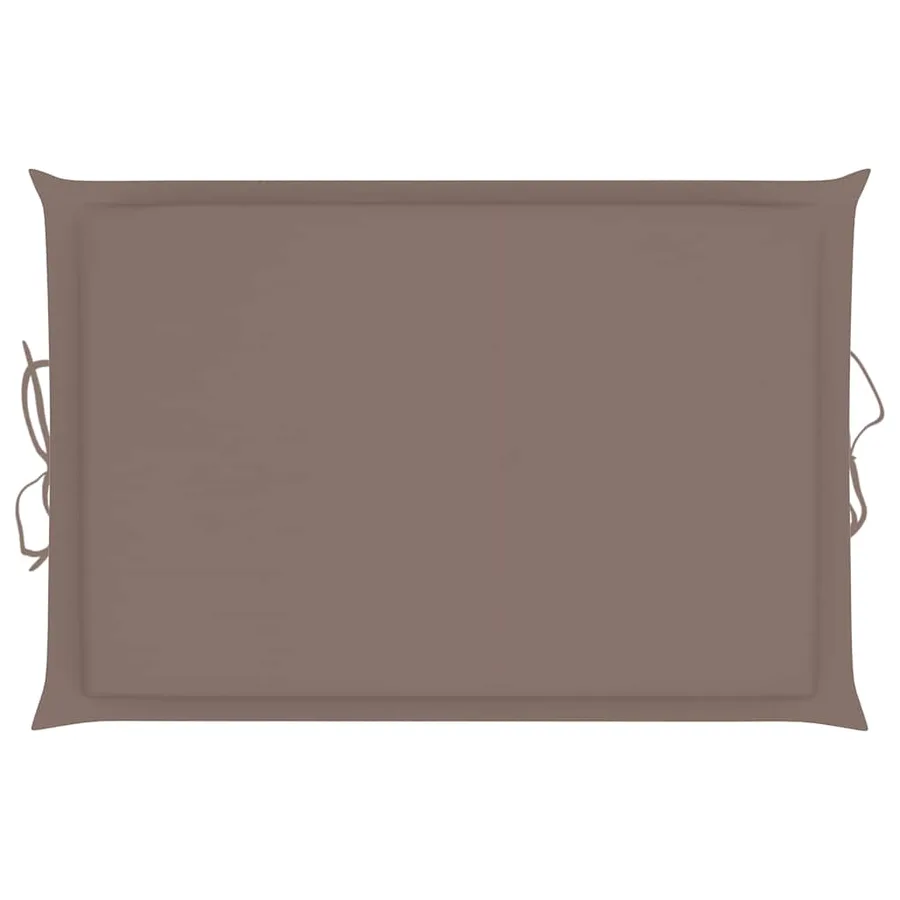 Chaise longue de jardin avec coussin Bois d'acacia solide - 13