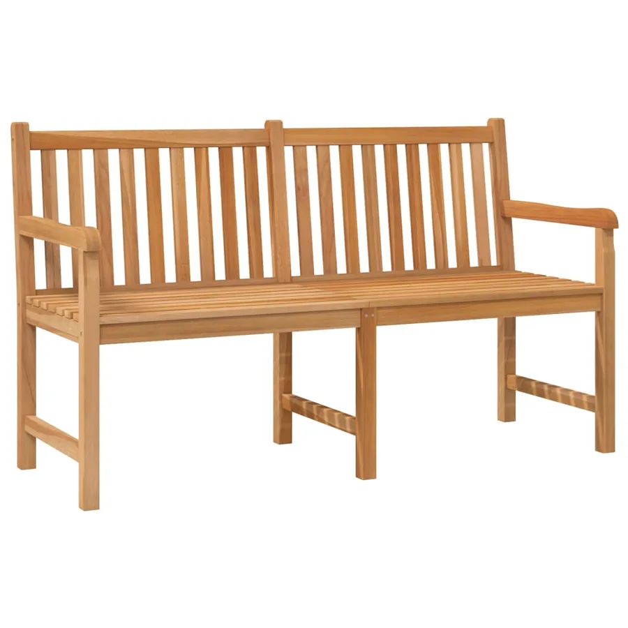 Banc de jardin 150 cm Bois de teck solide - 2
