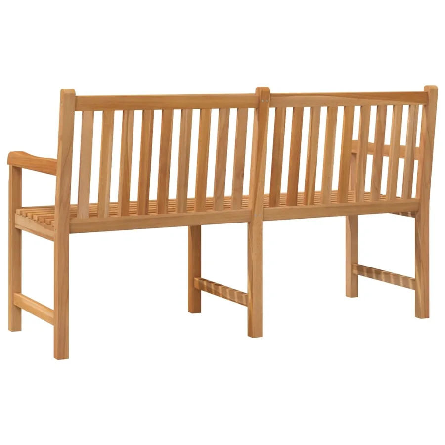 Banc de jardin 150 cm Bois de teck solide - 5