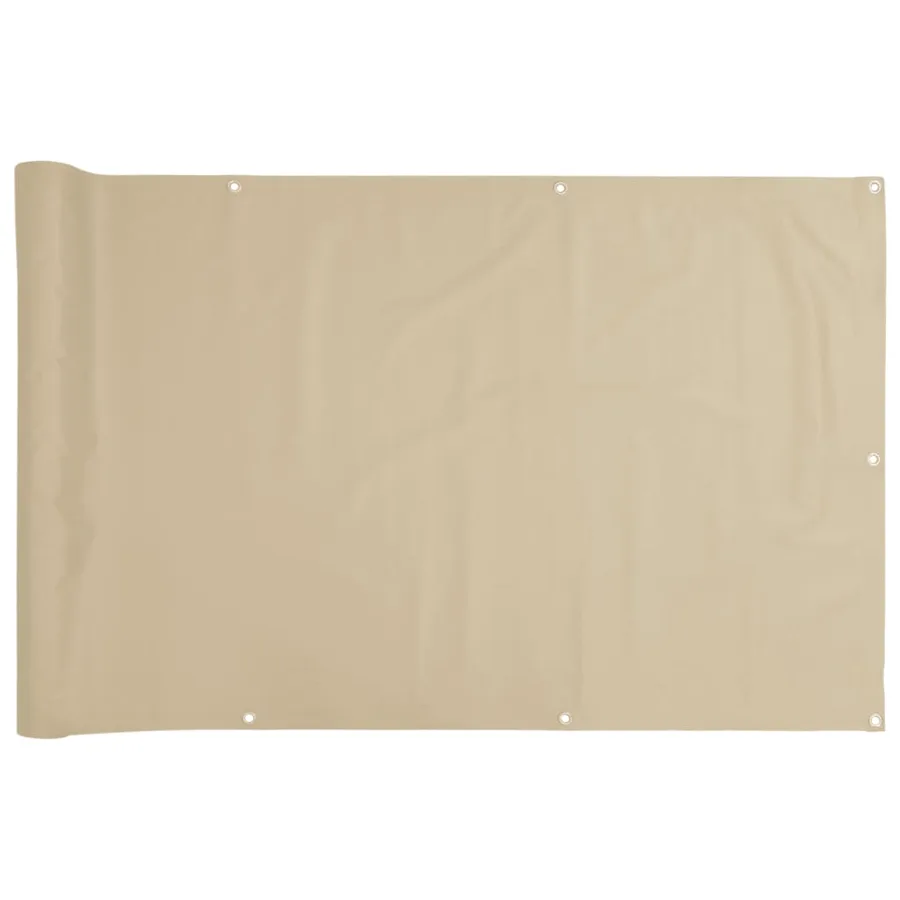 Écran de balcon Beige 120x300 cm Tissu Oxford - 2