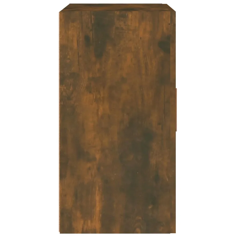 Armoire murale Chêne fumé 60x30x60 cm Bois d'ingénierie - 6