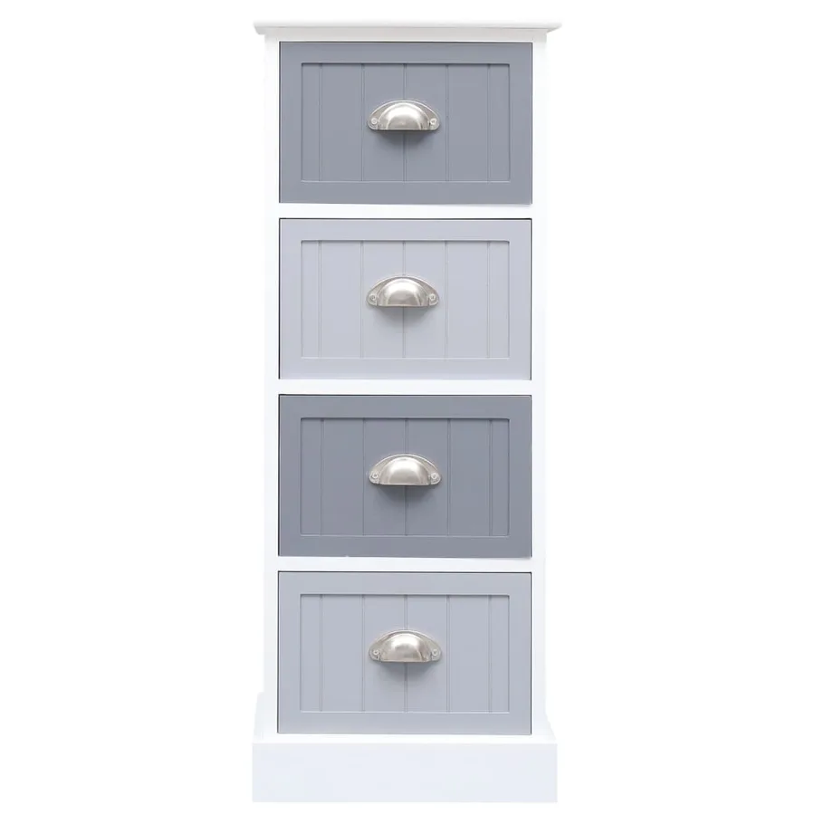 Armoire latérale 35x30x90 cm Bois de Paulownia - 2