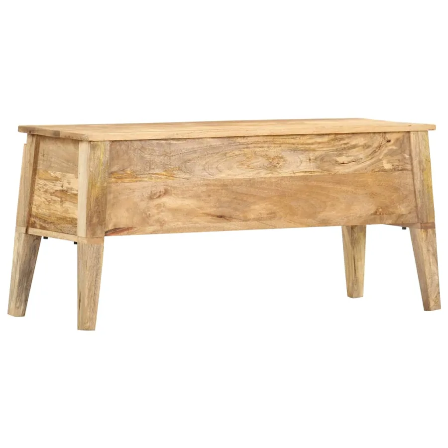Boîte de rangement 99x35x48 cm Bois de manguier solide - 11