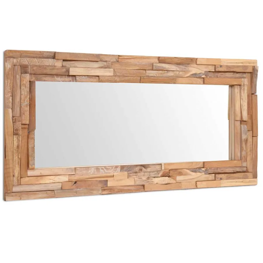 Miroir décoratif Teck 120x60 cm Rectangulaire - 3
