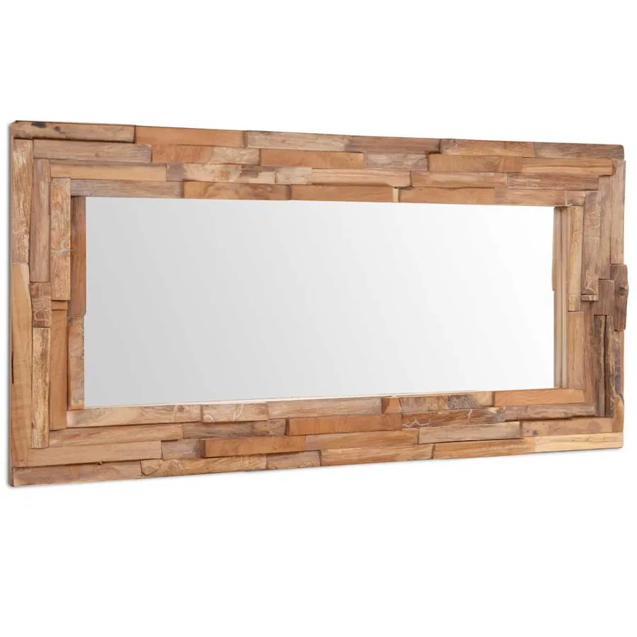 Miroir décoratif Teck 120x60 cm Rectangulaire - 4