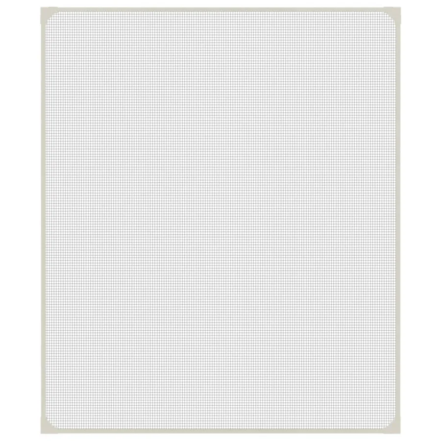 Moustiquaire magnétique pour fenêtres blanc 100x120 cm - 3