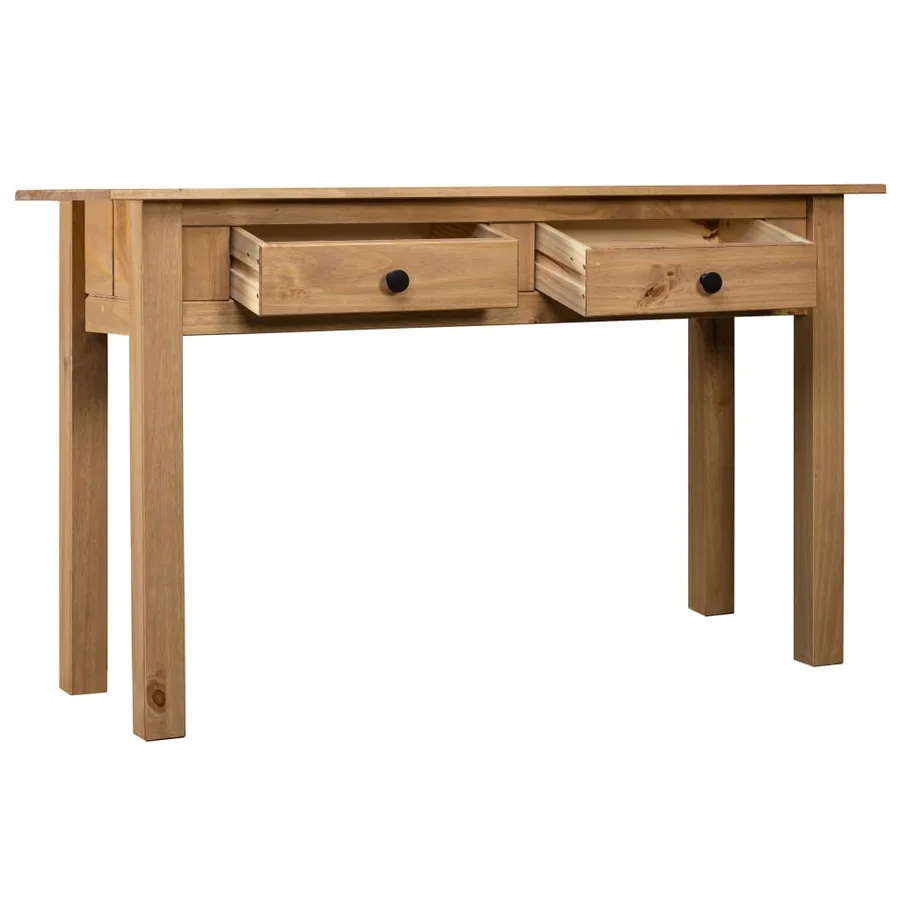 Table console 110x40x72 cm Pin solide Gamme Panama - 3