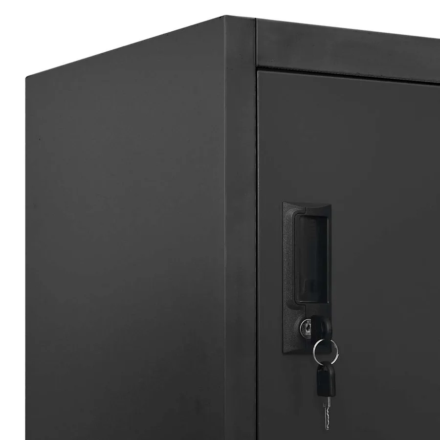 Armoire à casiers Anthracite 90x40x180 cm Acier - 7