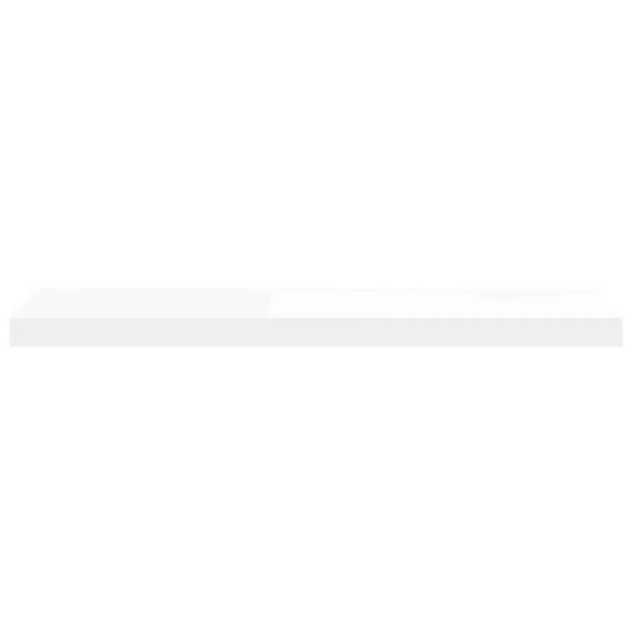Étagères murales flottantes 4 pcs blanc 80x23,5x3,8 cm MDF - 7