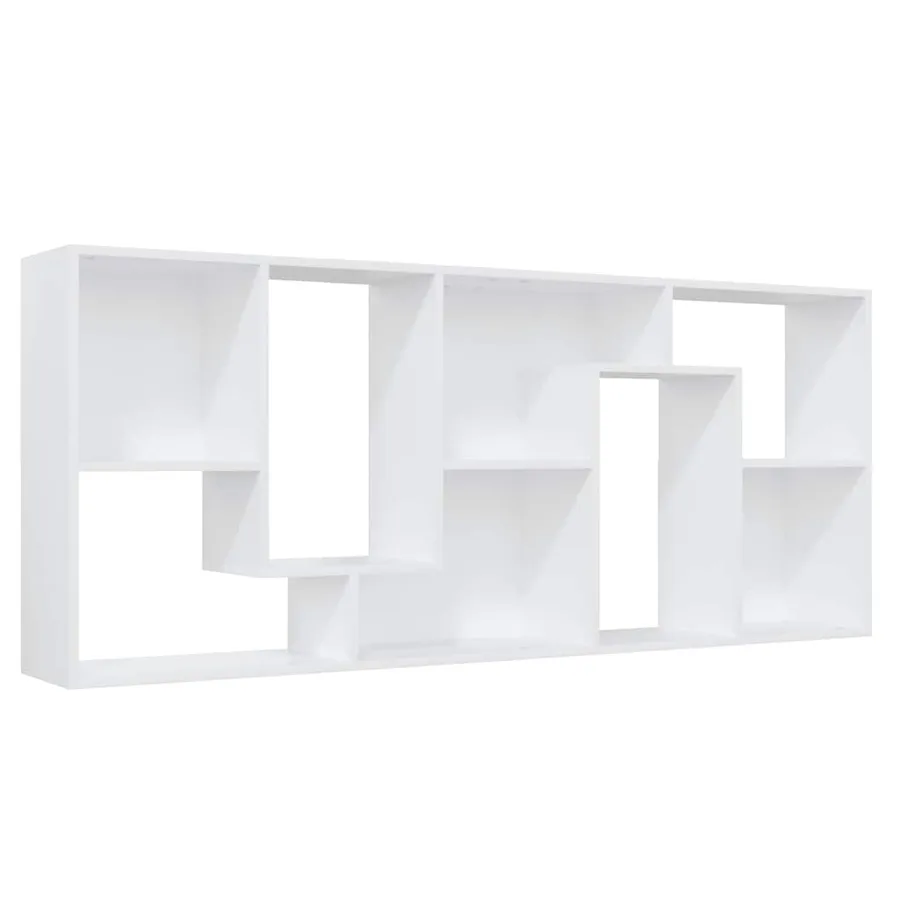 Bibliothèque Blanc 67x24x161 cm Bois d'ingénierie - 5