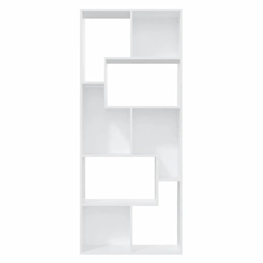 Bibliothèque Blanc 67x24x161 cm Bois d'ingénierie - 7