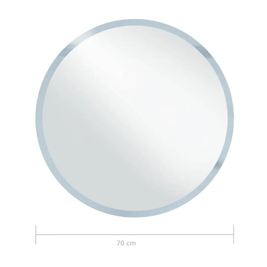 Miroir à LED pour salle de bain 70 cm - 8