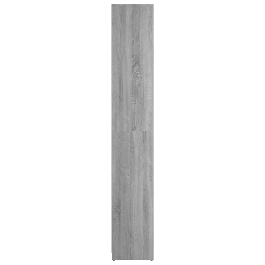 Armoire de bain Sonoma gris 30x30x183,5 cm Bois d'ingénierie - 7
