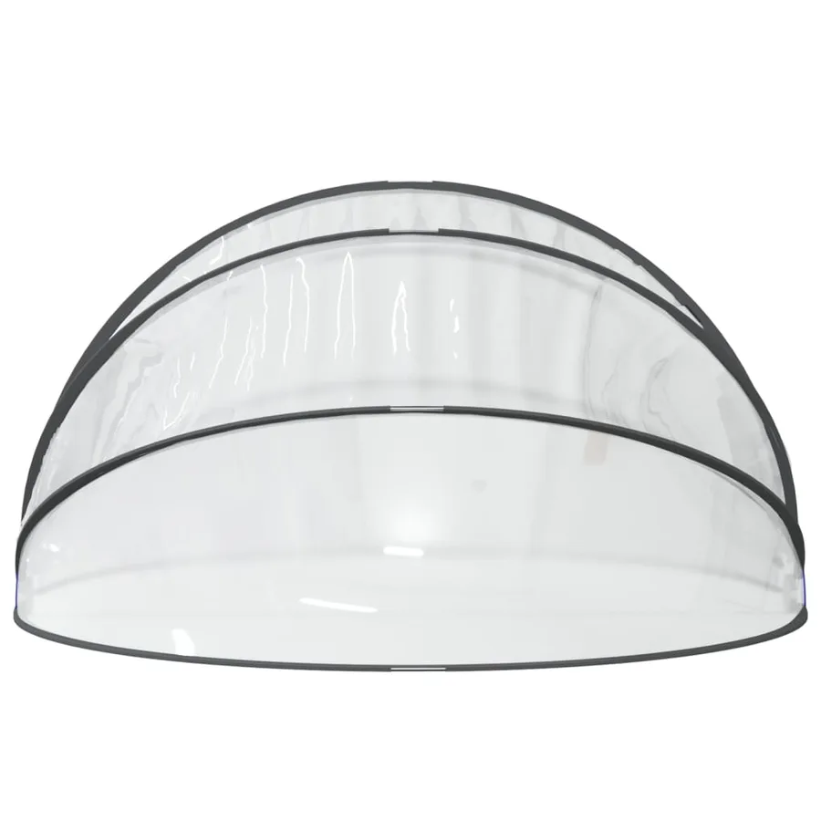 Dôme de piscine rond 406x203 cm PVC - 5