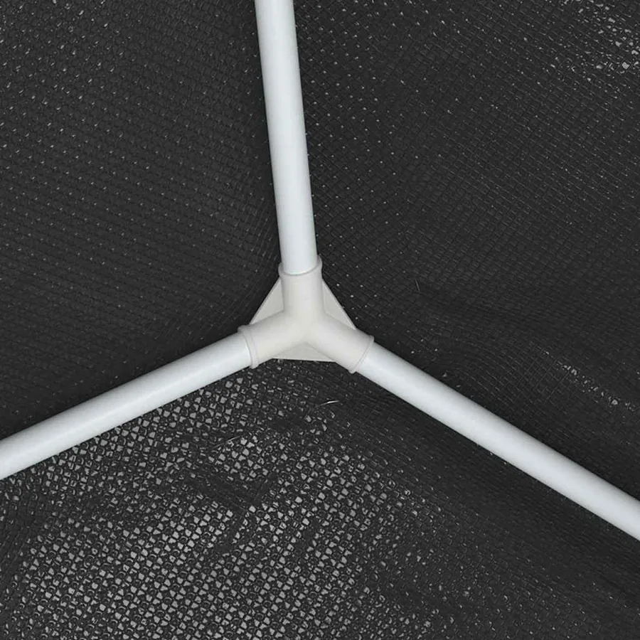 Tente de réception professionnelle 4x6 m Anthracite 90 g/m² - 7