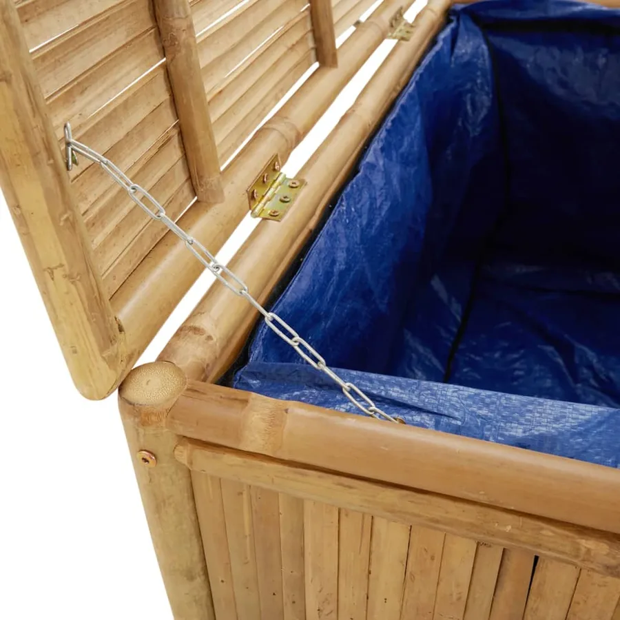 Boîte de rangement de jardin 90x52x55 cm Bambou - 6