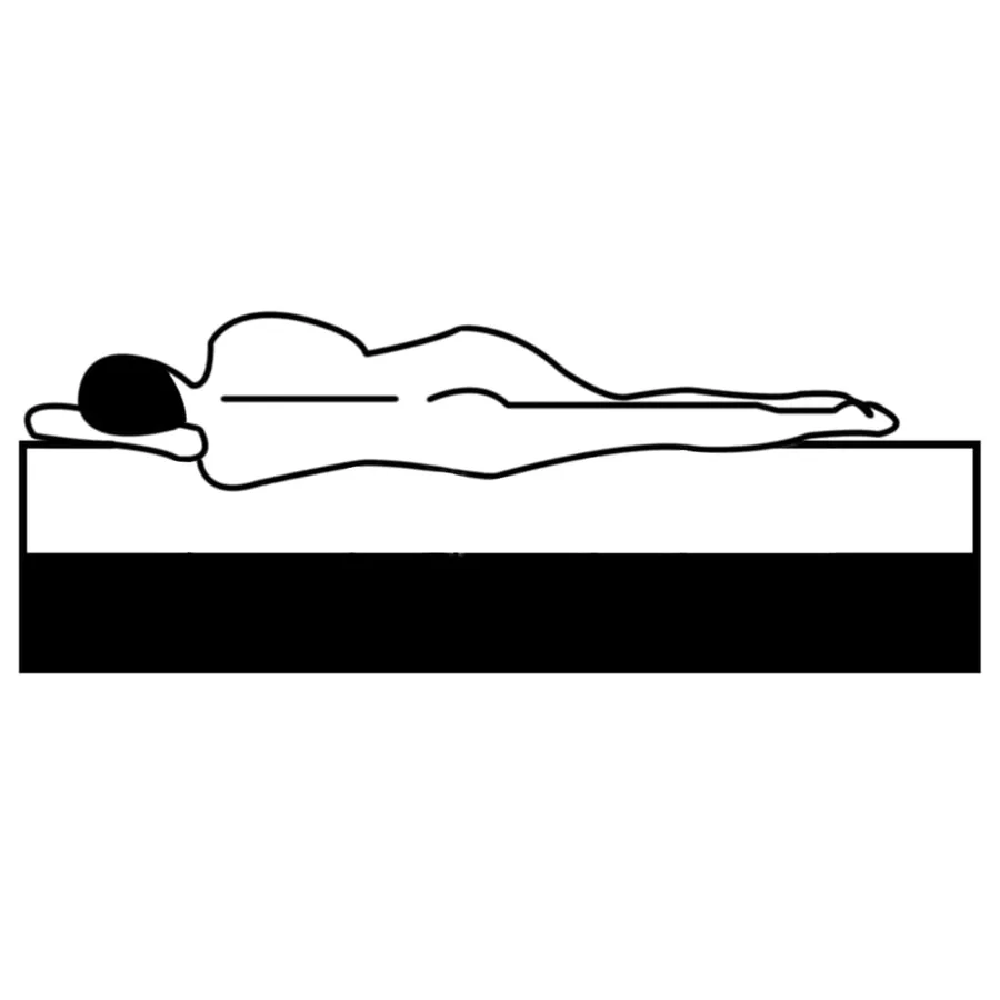 Surmatelas de sommier tapissier 200x120x5 cm mi-doux - 7
