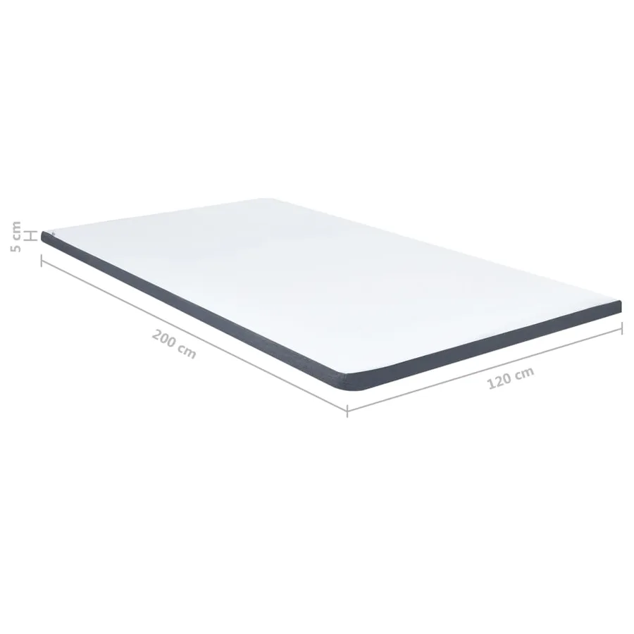 Surmatelas de sommier tapissier 200x120x5 cm mi-doux - 9