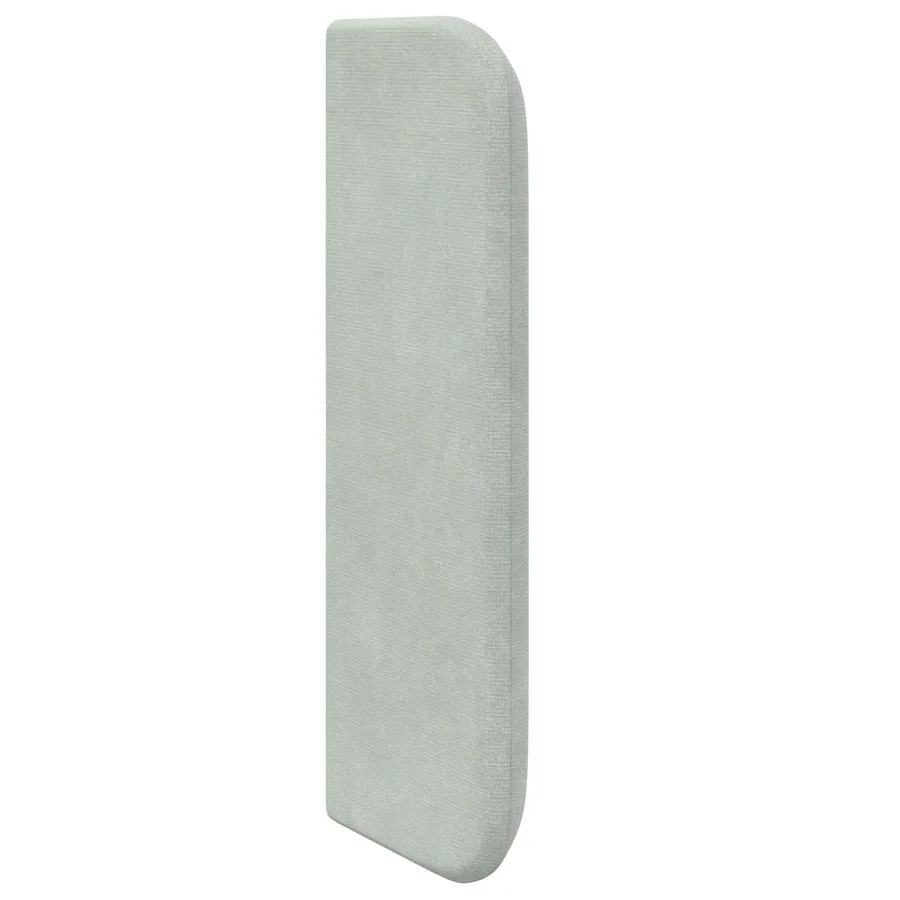 Oreille de tête de lit Gris clair 40,5 x 40,5 x 4 cm Velours - 5