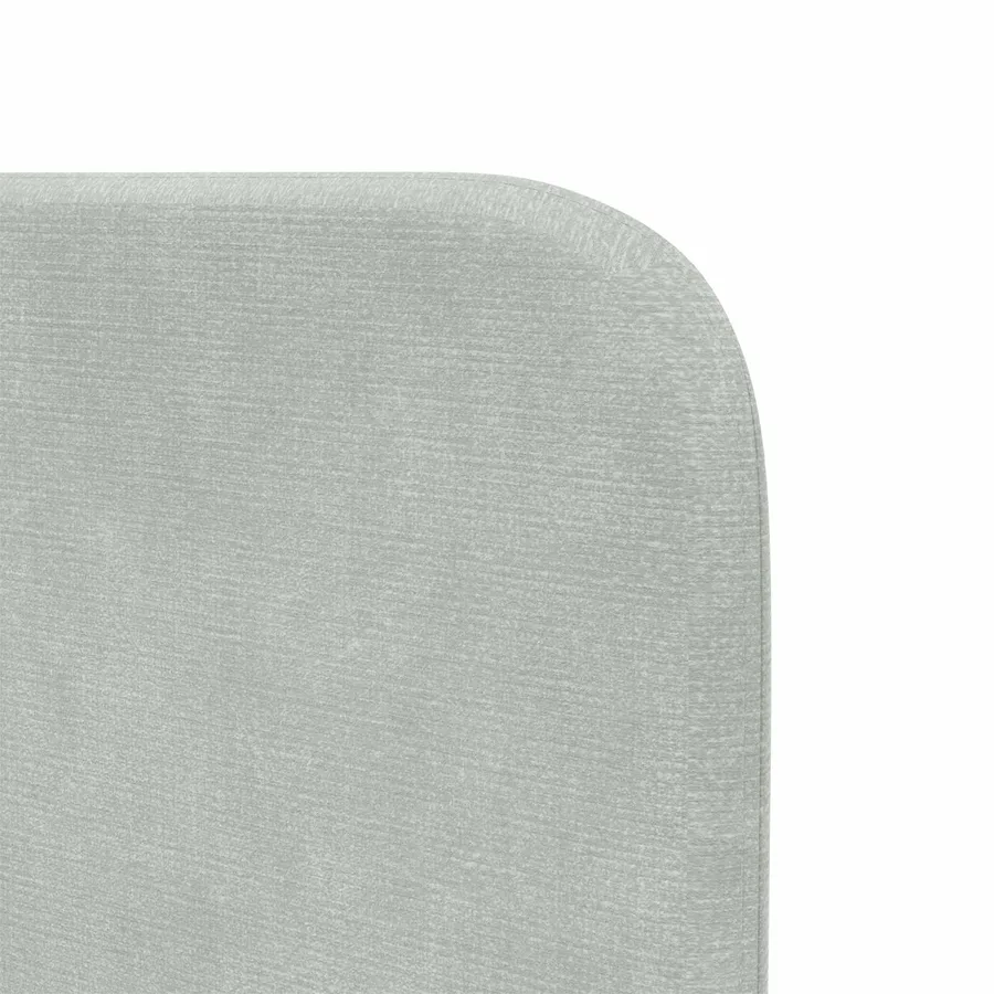 Oreille de tête de lit Gris clair 40,5 x 40,5 x 4 cm Velours - 9