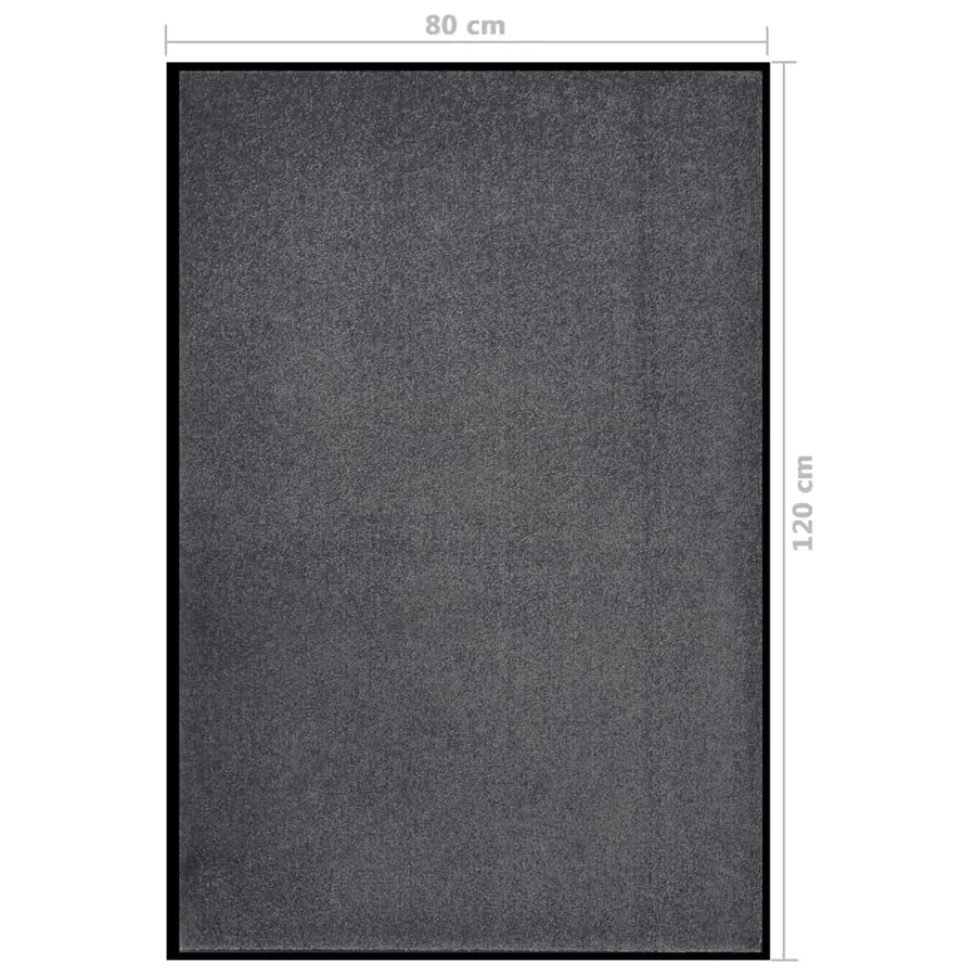 Paillasson Anthracite 80x120 cm - 6