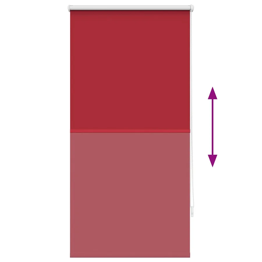 Store enrouleur occultant 64,4 x 120 cm, largeur du tissu 60 cm, rouge - 9