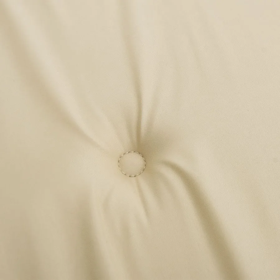 Coussins de chaise de jardin à dossier bas lot de 6 beige - 8