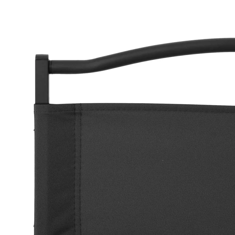 Chaises de camping lot de 2 Noir 54x43x59 cm Tissu Oxford - 7
