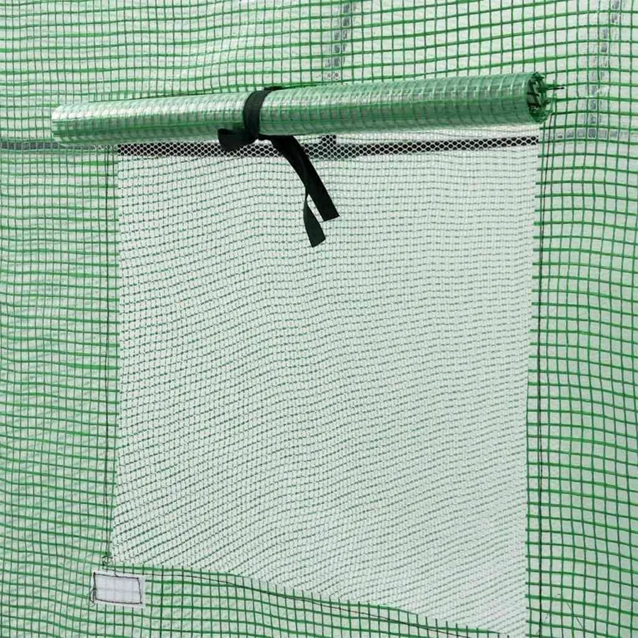 Serre avec porte zippée 200x80x170 cm - 7