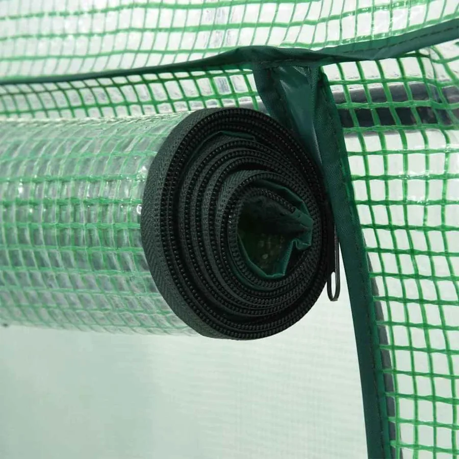 Serre avec porte zippée 200x80x170 cm - 8