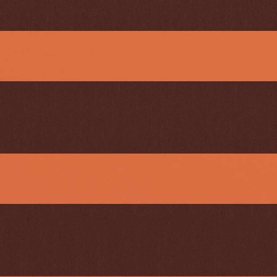 Écran de balcon Orange et marron 75x600 cm Tissu Oxford - 2