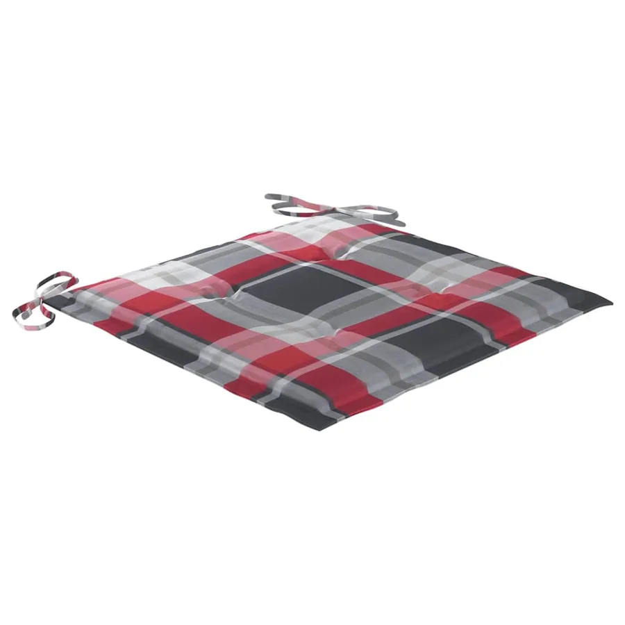 Chaises pliables de jardin avec coussins lot de 6 Bois de teck - 6