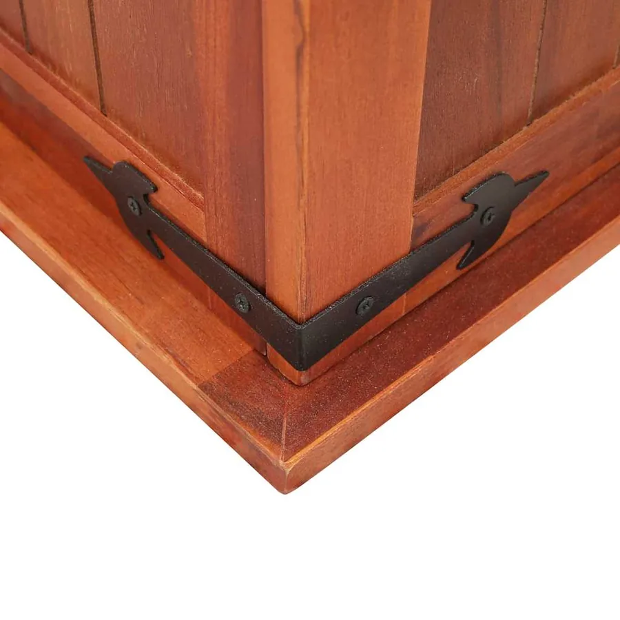 Coffre de rangement 60x25x22 cm Bois d'acacia solide - 10