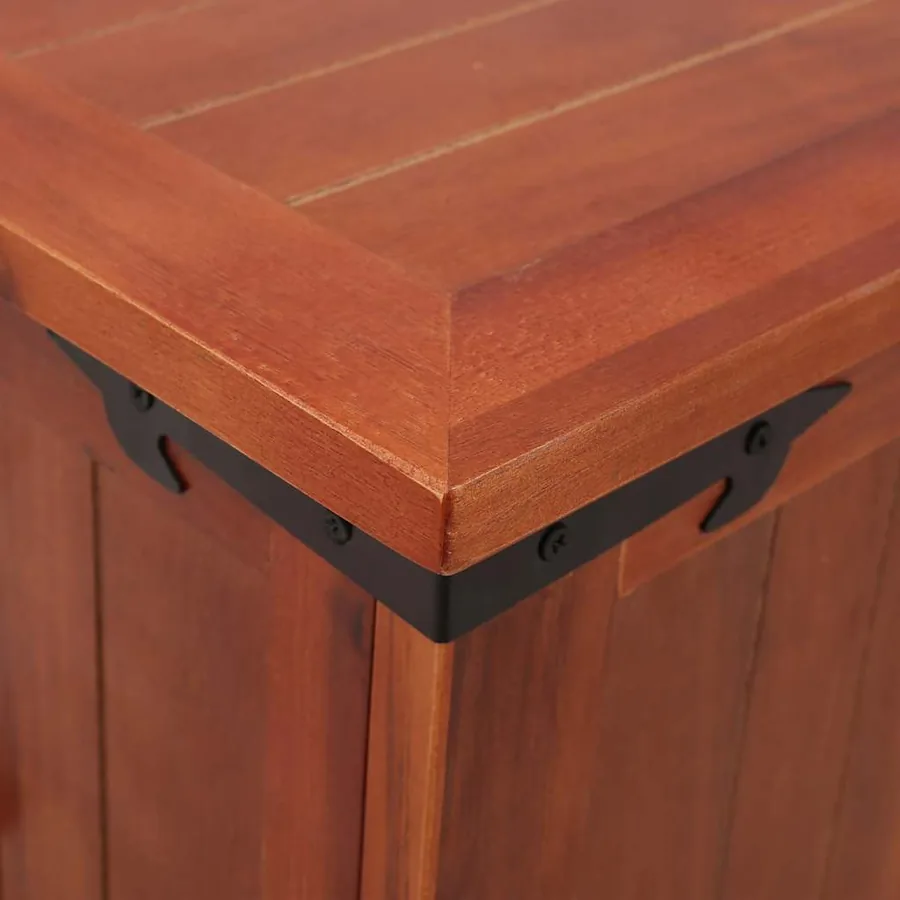 Coffre de rangement 60x25x22 cm Bois d'acacia solide - 11