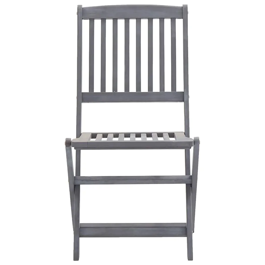Chaises pliables d'extérieur lot de 2 et coussins Bois d'acacia - 10