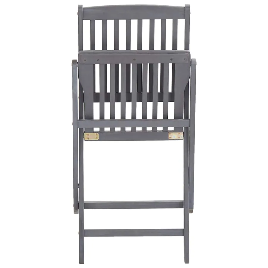 Chaises pliables d'extérieur lot de 2 et coussins Bois d'acacia - 14